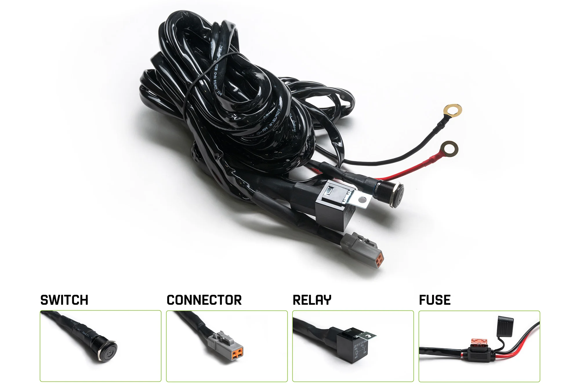 60 AMP Wire Harness w/ Switch & DTP Connector