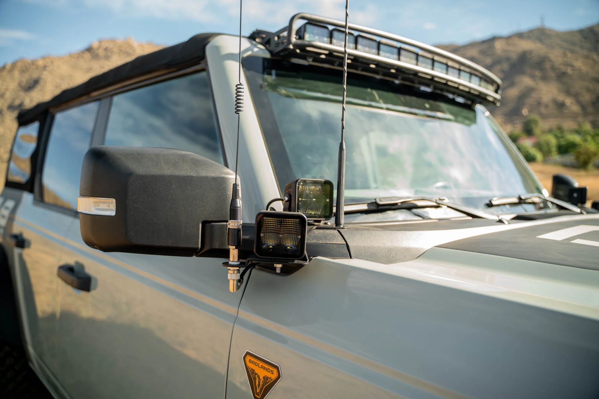 2021-2026 Ford Bronco | A-Pillar Dual Light Pod Drop Mounts - Image 3