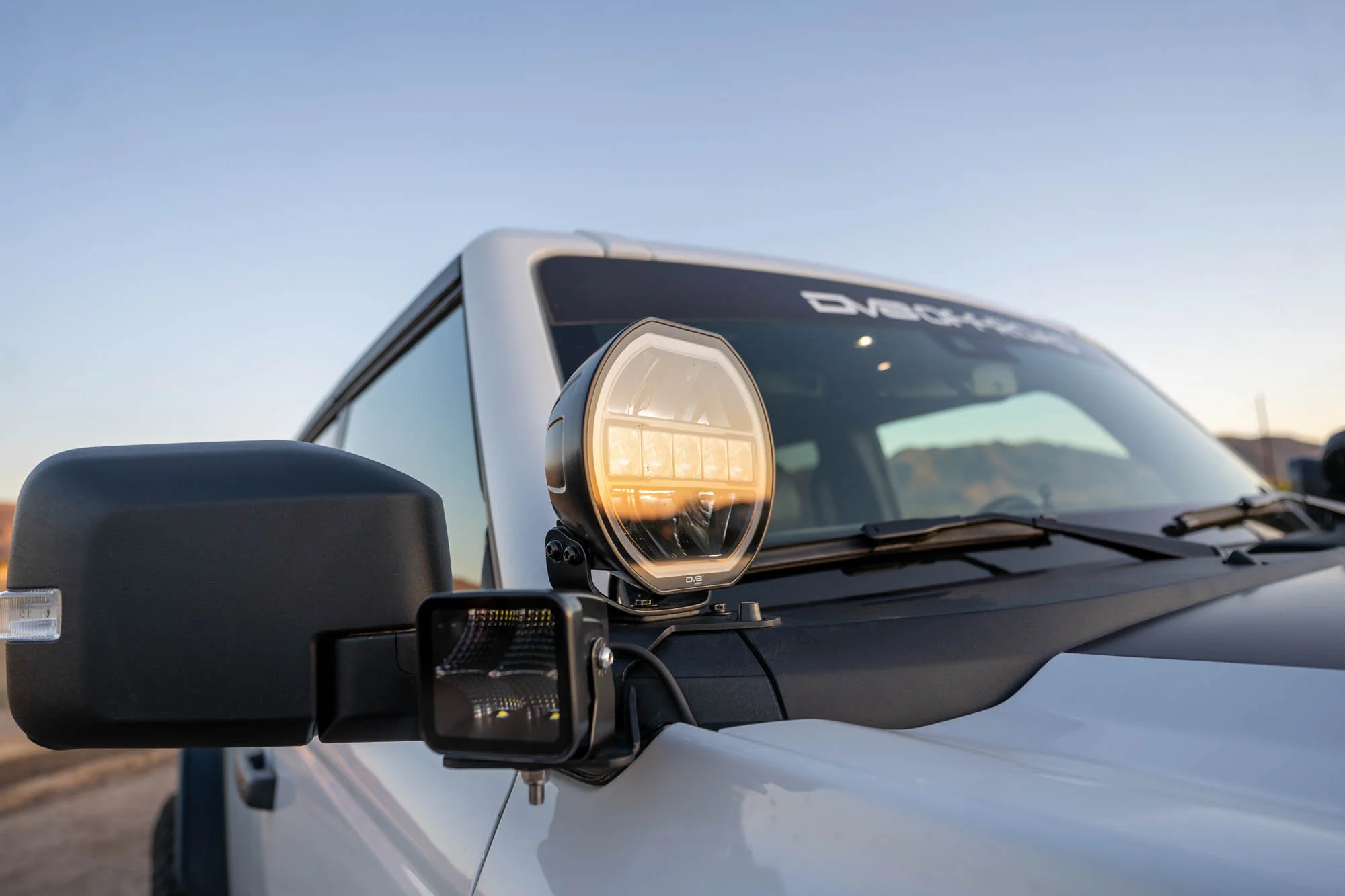 2021-2026 Ford Bronco | A-Pillar Dual Light Pod Drop Mounts - Image 6