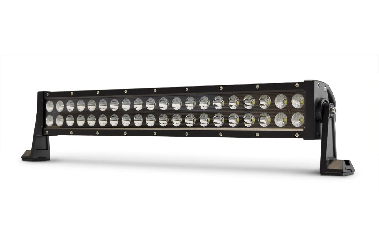 Dual Row LED Light Bar with Black Bezel - Image 3
