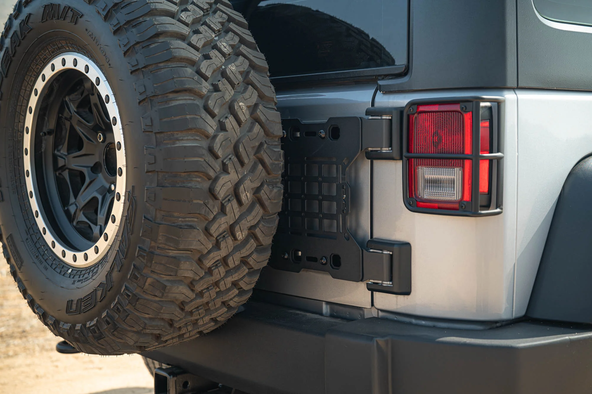 2007-2018 Jeep Wrangler JK Tailgate Reinforcement Molle Panel - Image 3