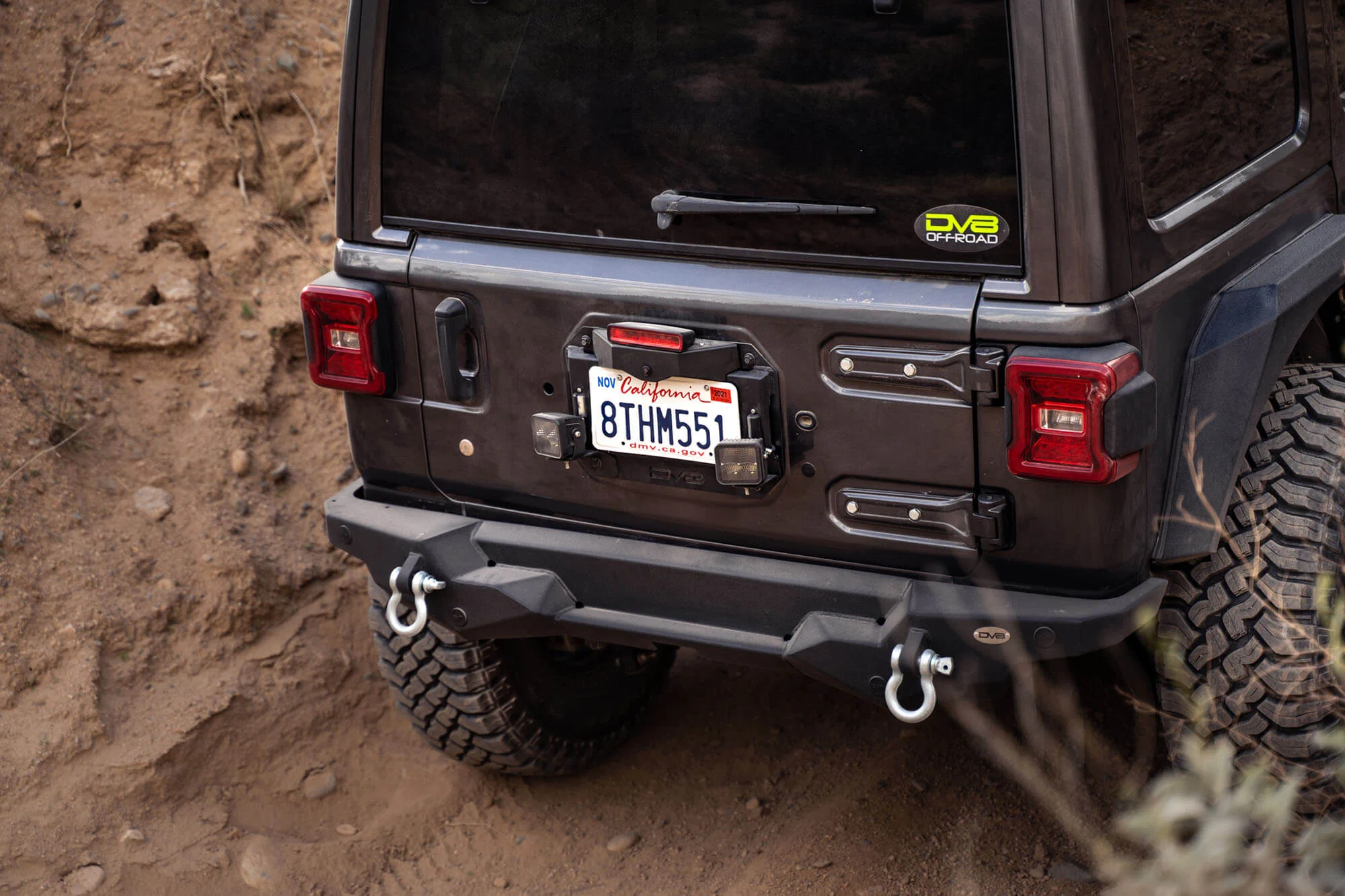 2018-2024 Jeep Wrangler JL Spare Tire Delete with Light Mounts - Image 2